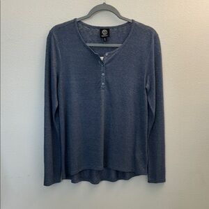 Bobeau Long Sleeve Henley Shirt